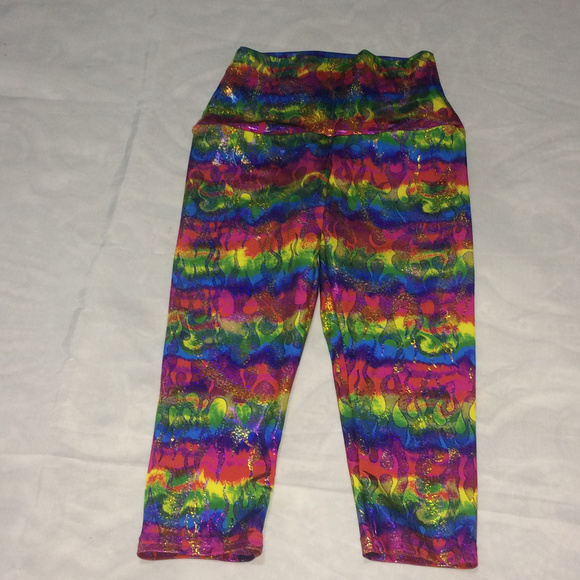 EMILY HSU Girl Leggings Size M ‎ WORN  ONCE - Picture 1 of 2
